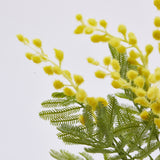 edg enzo de gasperi bouquet mimosa artificiale 5 rami con foglie h 35 cm yellow ean 8059824321534