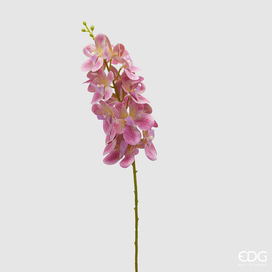 edg enzo de gasperi edg enzo de gasperi orchidea vanda ramo artificiale h 70 cm fuchsia ean 8059824380937