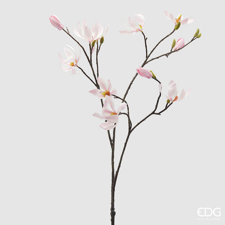 edg enzo de gasperi ramo magnolia fiorita artificiale h 100 cm pink ean 8059824475459