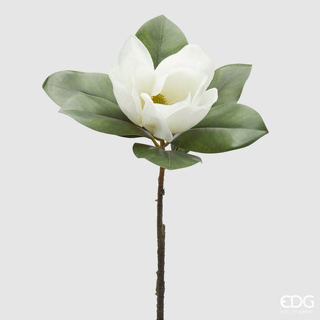 edg enzo de gasperi ramo magnolia artificiale con foglie h 70 cm white ean 8059824483416