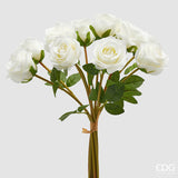 edg enzo de gasperi edg enzo de gasperi mazzo rosa con foglie h 40 cm bouquet 10 fiori white ean 8059824530905