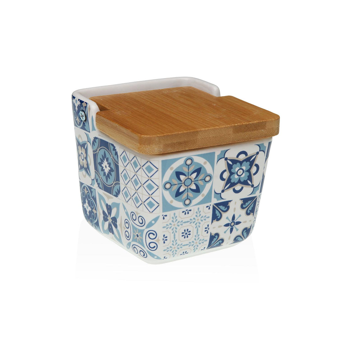 Verse Salière Petite Bleu Azur en Céramique