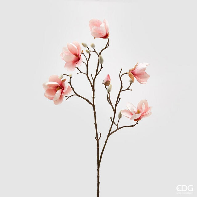 edg enzo de gasperi ramo magnolia stellata artificiale h 80 cm pink ean 8059824006011