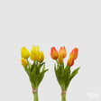 edg enzo de gasperi edg enzo de gasperi bouquet di 5 tulipani olis ass h 26 cm yellow orange 1 pz ean 8059824245205