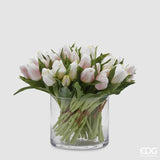 edg enzo de gasperi edg enzo de gasperi bouquet 5 tulipani olis ass h 28 cm white pink 1 pz ean 8059824237187