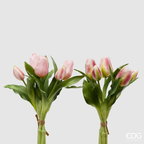 edg enzo de gasperi edg enzo de gasperi bouquet 5 tulipani olis ass h 28 cm antique pink 1 pz ean 8059824237248