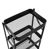 Versa Black Metal Folding Cart