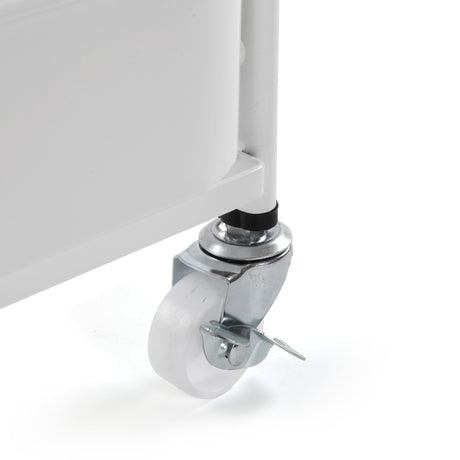 Chariot pliant Versa en métal blanc