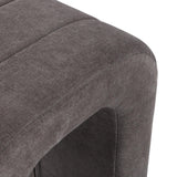 Versa Tabouret Rembourré Gris Foncé