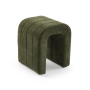 Tabouret rembourré vert Versa