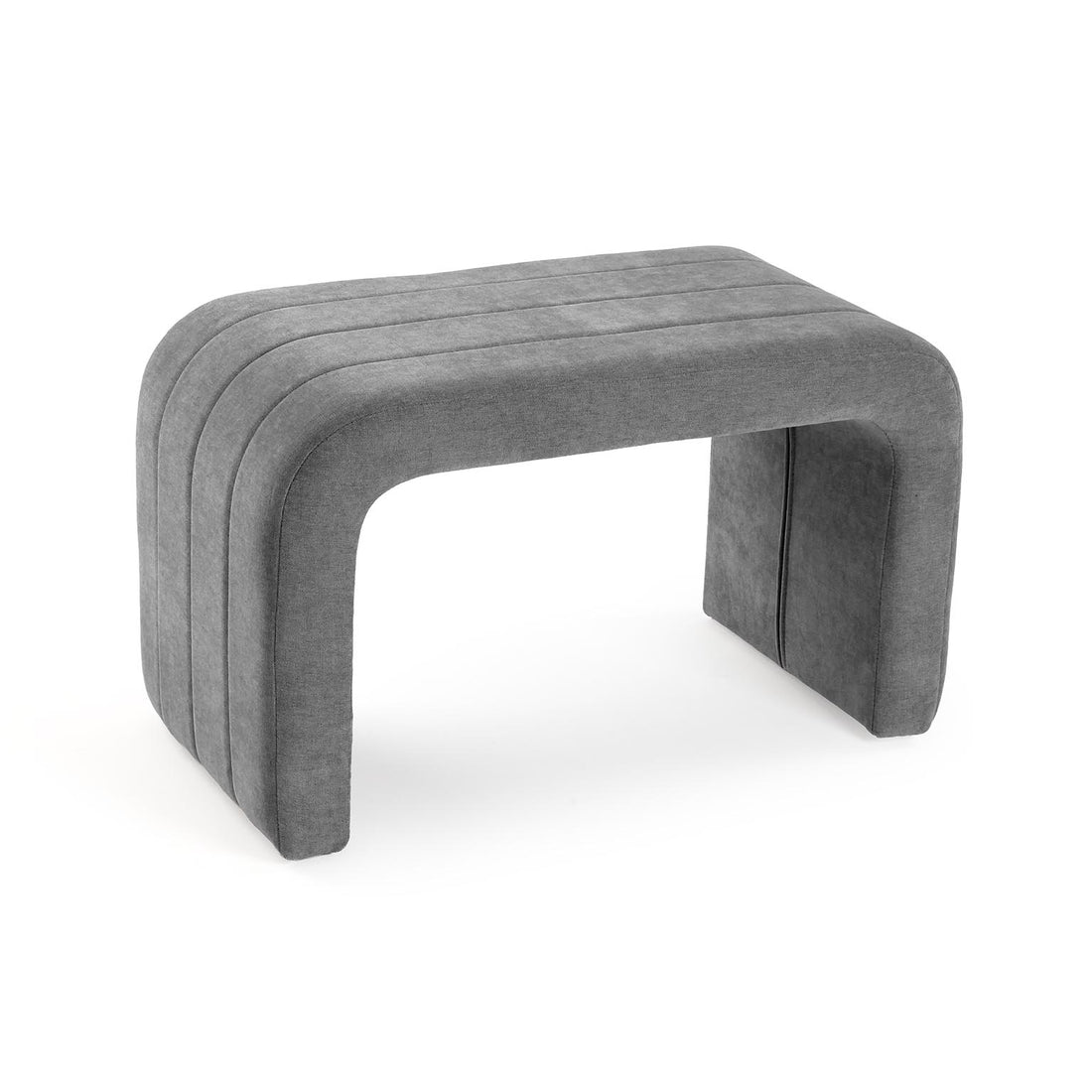 Versa Banc Rembourré Gris Clair