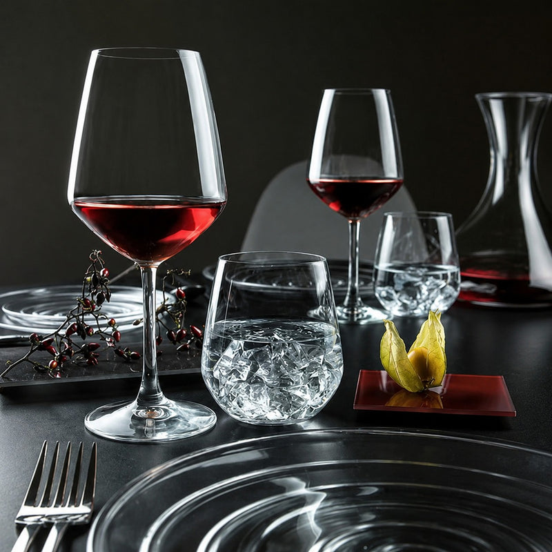 RCR Cristalleria Italiana Universum - Coffret U55 de 6 verres à vin en cristal