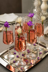 Flûte Aria RCR Cristalleria Italiana - A36 - Lot de 6 flûtes en verre