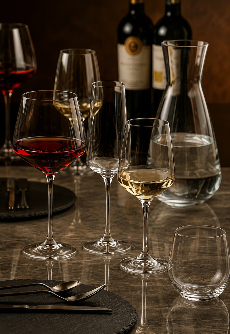Flûte Aria RCR Cristalleria Italiana - A36 - Lot de 6 flûtes en verre