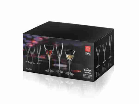 Fusion 2 - Lot de 6 verres à vin en verre