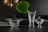 RCR Cristalleria Italiana Oasis - Bonbonnière avec pied et couvercle H 180 mm