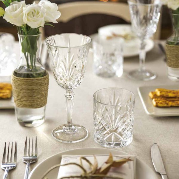 RCR Cristalleria Italiana Melodia - 5 - Ensemble de 6 verres à liqueur en cristal