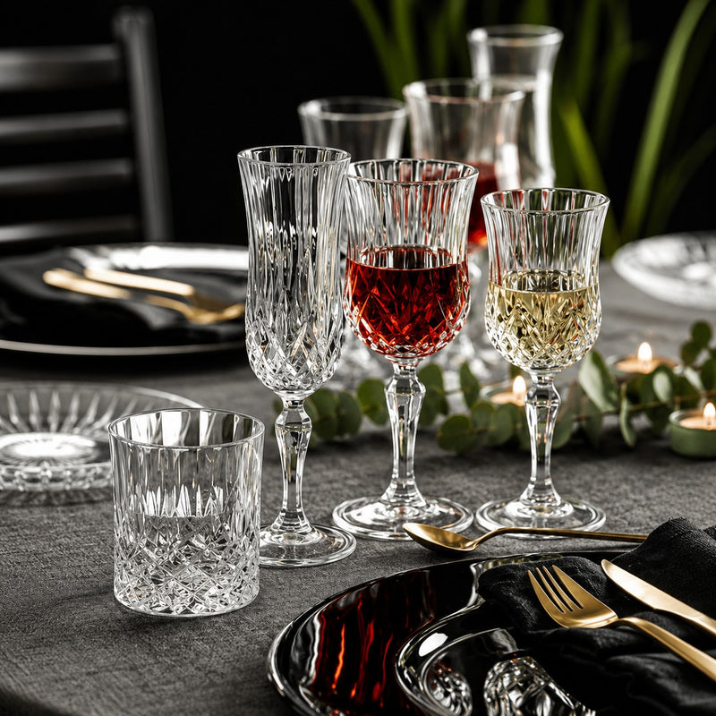 RCR Cristalleria Italiana Opera - Lot de 3 verres à vin en cristal