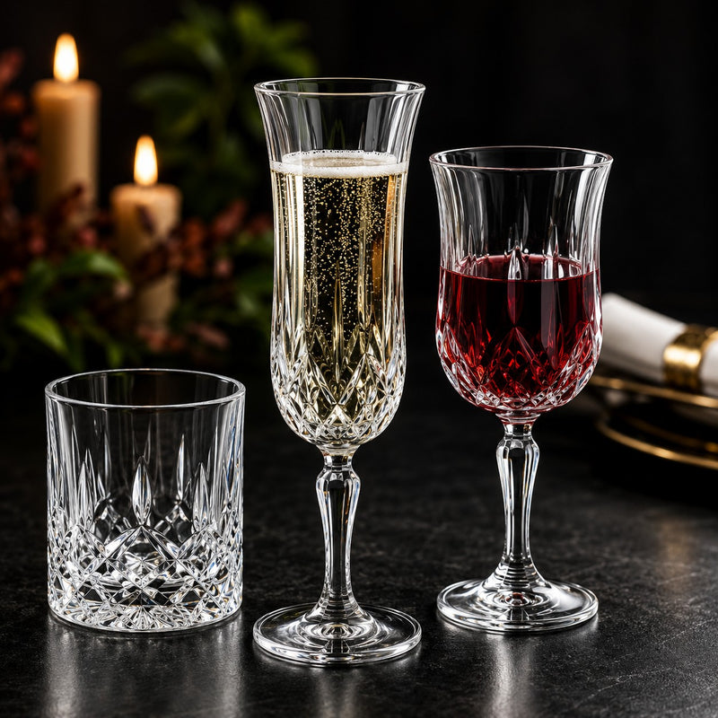 RCR Cristalleria Italiana Opera - FL - Coffret de 6 flûtes en cristal