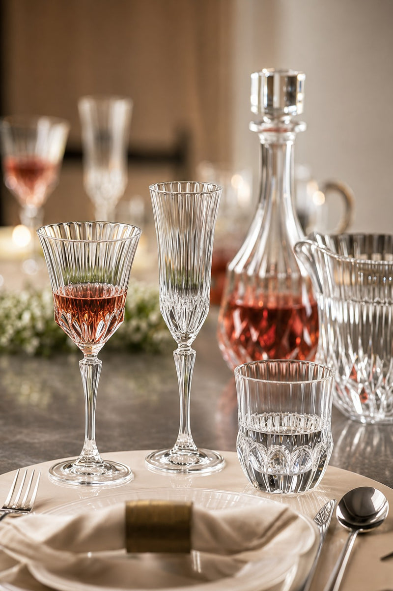 RCR Cristalleria Italiana Adagio - Lot de 3 verres à vin en verre