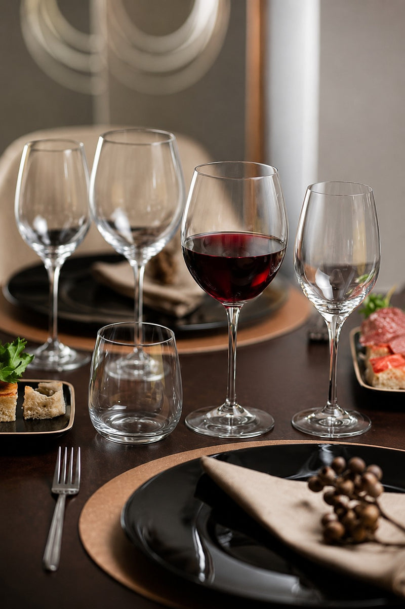 RCR Cristalleria Italiana Invino - I45 Vino - Lot de 6 verres à vin en verre