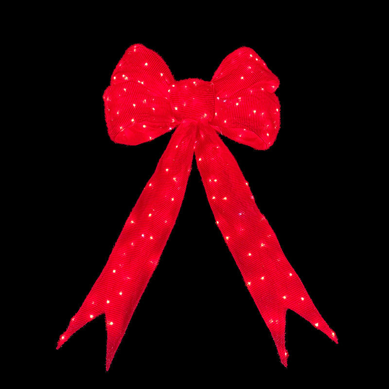Bonturi Casa Fiocco Rosso Led Natale 210cm 368 LED IP 44