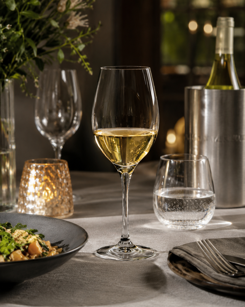 RCR Cristalleria Italiana Invino - I38 Vins Blancs - Lot de 6 Verres à Vin en Verre