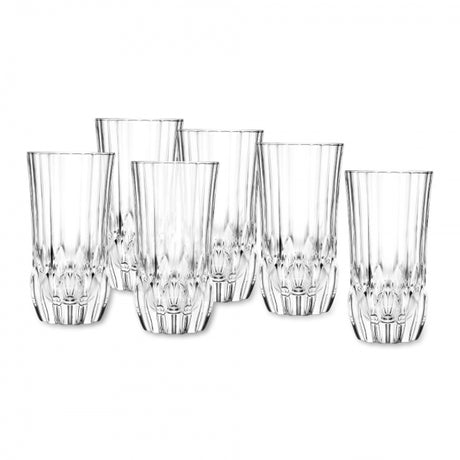 RCR Cristalleria Italiana Adagio - HB - Coffret de 6 verres à long drink en verre