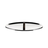 Alessi Couvercle Edo Acier Inoxydable avec Pommeau Marron