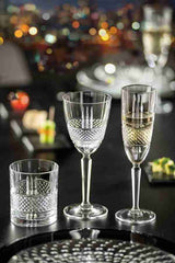 Brillante - FL - Set of 6 Glass Flute Goblets