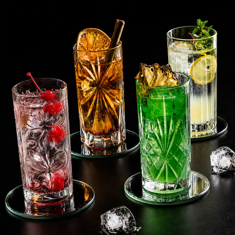 RCR Cristalleria Italiana Mixology - Coffret HB de 4 verres à long drink en cristal