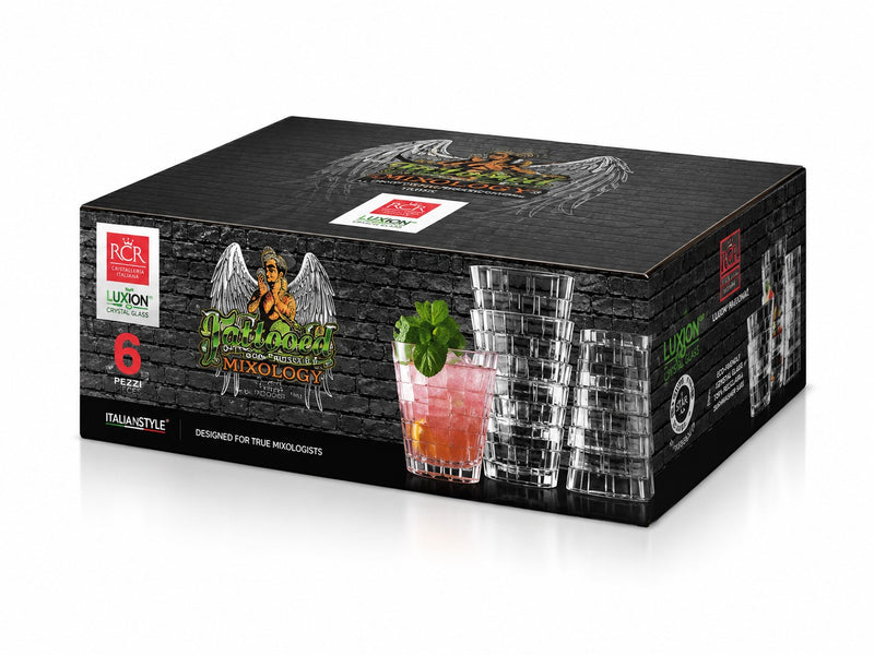 RCR Cristalleria Italiana Stack - DOF - Lot de 6 verres en verre