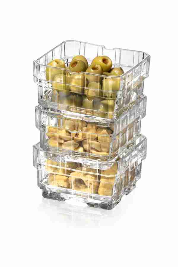RCR Cristalleria Italiana Stack 87 - Lot de 6 bols empilables 8,7 x 8 x h 5,1 cm