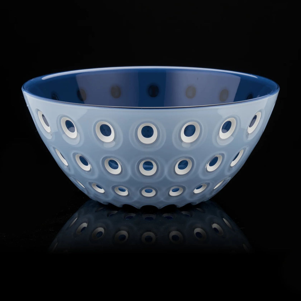 guzzini guzzini set 2 ciotoline le murrine in san d 125 cm azzurro bianco blu ean 8008392335849