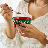 guzzini guzzini set 2 ciotoline le murrine in san d 125 cm smeraldo bianco rosso ean 8008392392453