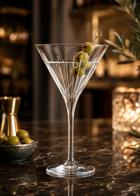 RCR Cristalleria Italiana Timeless - Coffret de 6 verres à Martini en verre