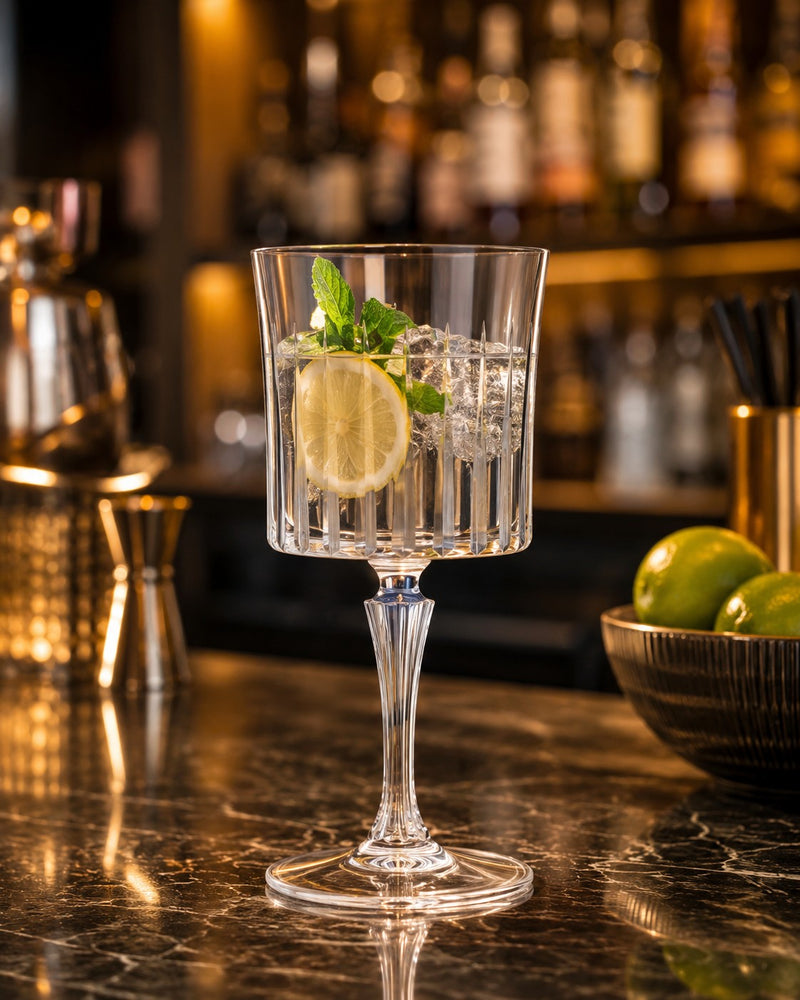 RCR Cristalleria Italiana Timeless - Coffret de 4 verres à cocktail en verre
