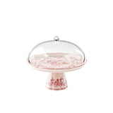 guzzini guzzini alzata con campana melamina josephine d 304 cm table decor rosa polvere ean 8008392388357