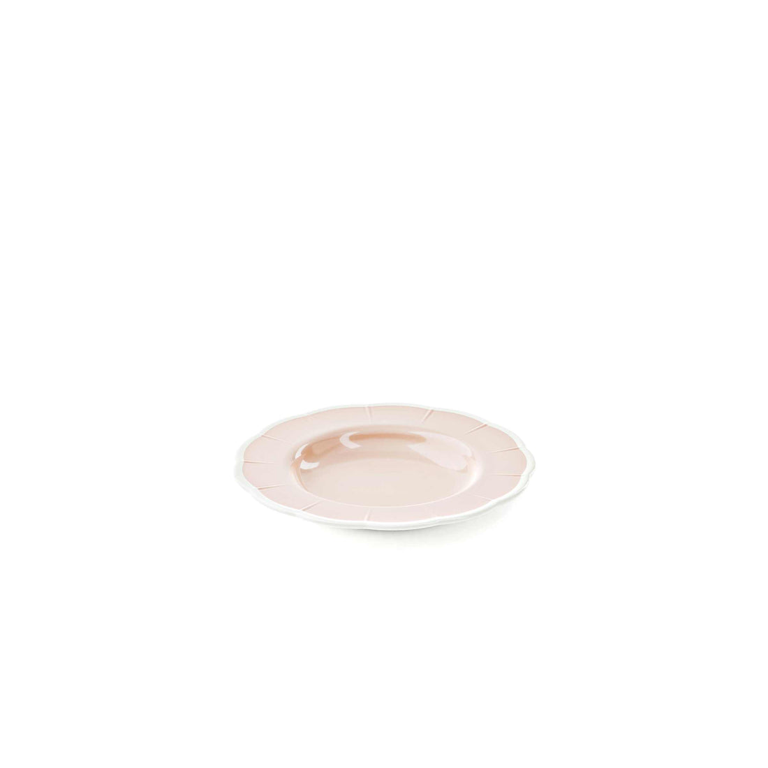 Assiette creuse en mélamine GUZZINI Flora D 24 cm Décor de table Rose poudré