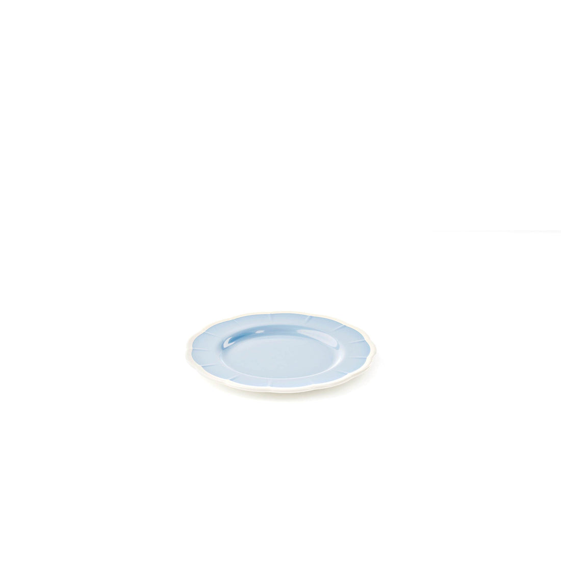 Assiette à dessert en mélamine GUZZINI Flora D 21 cm Décor de table Bleu clair Poussière
