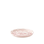 Plateau rond en mélamine Josephine de GUZZINI, petit modèle, diamètre 31,5 cm, rose poudré, décoration de table