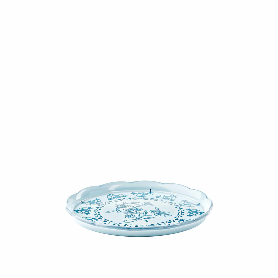 guzzini guzzini vassoio tondo piccolo melamina josephine d 315 cm table decor celeste polvere ean 8008392399032