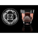 RCR Cristalleria Italiana Antea 2 Verre Améthyste 4 Pièces