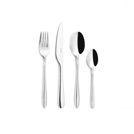 guzzini set 24 pz posate acciaio coltelli cucchiai forchette cucchiaini ean 8008392360773