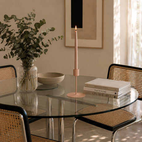 Ton sur Ton Chandelier Métal Rose