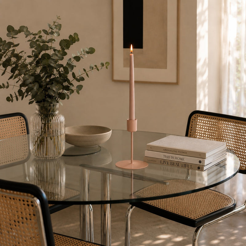 Tono Su Tono Chandelier Métal Rose