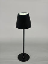 L'Arcolaio Lampe LED Tactile Rechargeable H 38 Cm 10 x 10 Cm IP54 Round Pro Noire