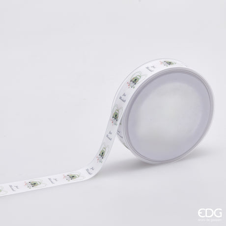edg enzo de gasperi edg enzo de gasperi nastro merry me h 25 cm l 20 mt white ean 4008953591459
