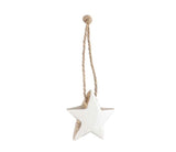 Bizzotto Pendaglio Haley Stella Bianco Legno 1 Pz