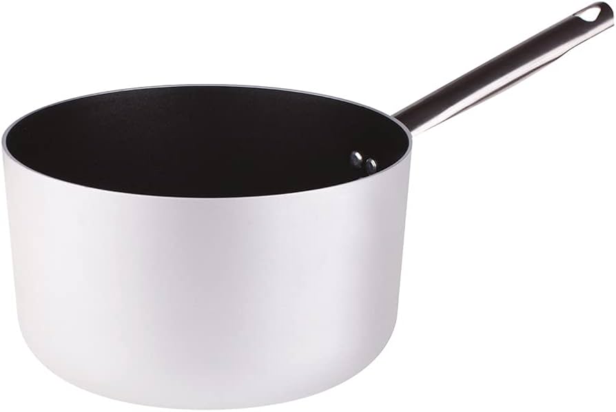 AGNELLI Casserole haute 1 anse aluminium antiadhésif Ø 20 cm